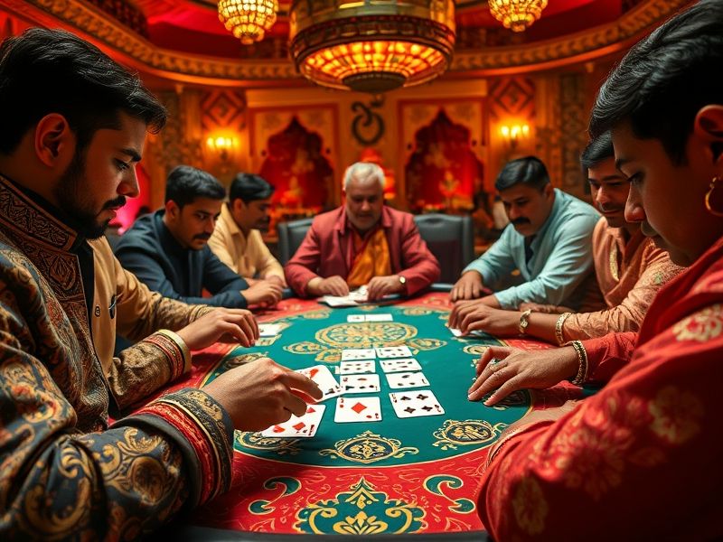 Play the classic Andar Bahar and Teen Patti card games online. Join the fun and compete for real money rewards in these popular Indian games.